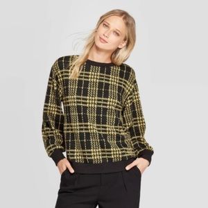 Who What Wear Plaid Sweater